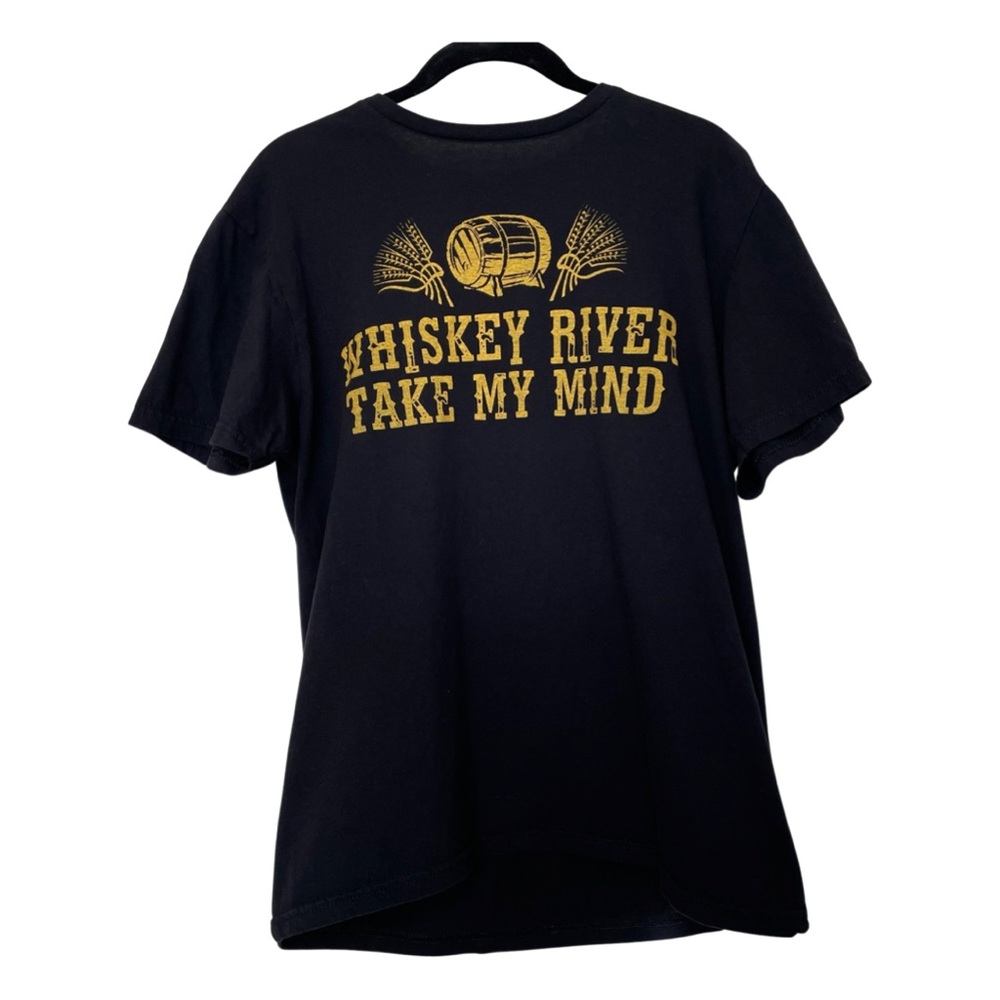 Whiskey River Take My Mind Black Tee Sz M